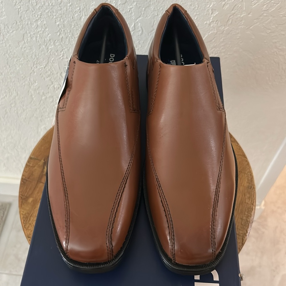 Dockers Leather Brown Slip-On Loafers